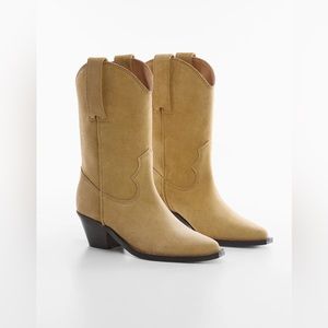 NWT Mango Cowboy boots
